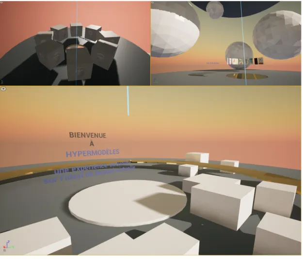 Figure 7 : Concepts œuvres de l'expo Hypermodèles VR : Bráulio de Lima, 2017  L’univers muséologique virtuel n’est pas limité à des règles physiques