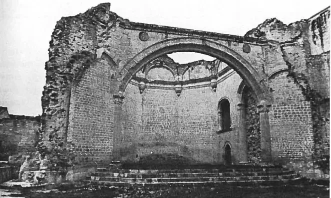 Fig. 44. Chapelle ouverte de San Juan Bautista Coixtiahuaca, Mixteca Alta. Tiré de Mullen, 1 995.