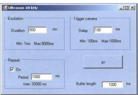 Figure 4.4: Graphique user interface for Branson 2000LPt [33] 