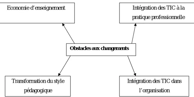 Figure 11: Schéma issu de différentes lectures : opposition à la mutation  