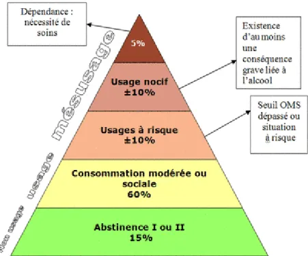 Figure 1.1 : Pyramide des risques selon Skinner (Batel, 2005) (18) 