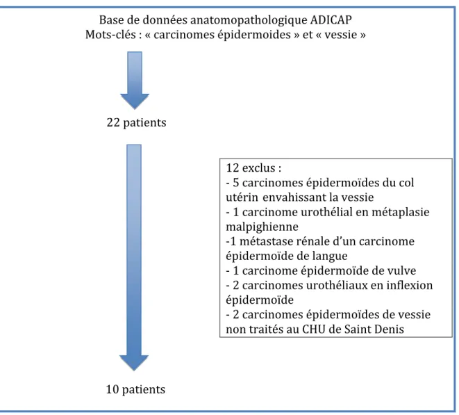 Figure 1 : Sélection des patients 