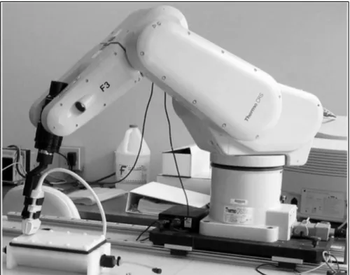Figure 1.9 Prototype of a medical US robotic imaging system at the  University of Montreal 