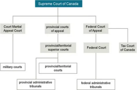 Figure 1. Canada’s Court System  