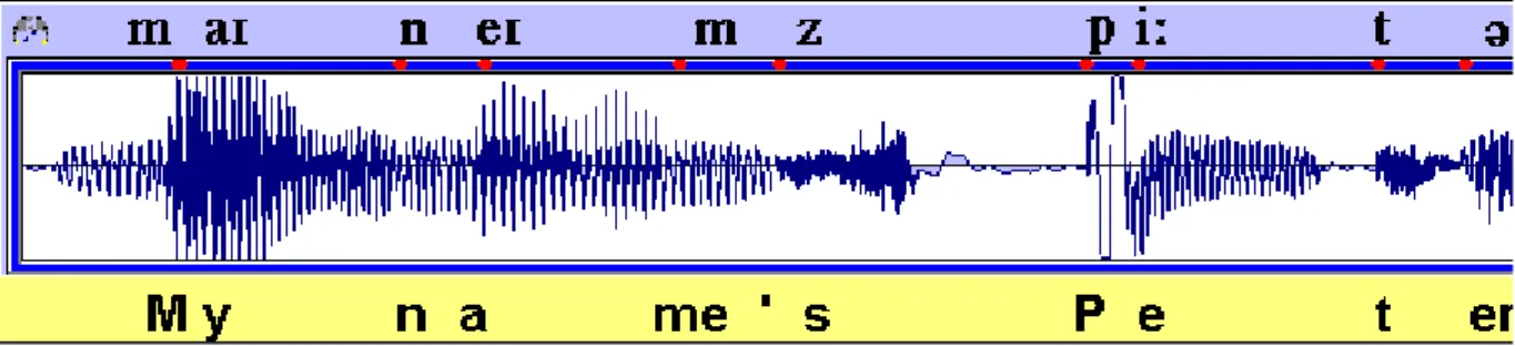 Figure 8 : Réalisée à partir d'une copie d'écran de &#34;Wave Studio&#34; (1997) retravaillée avec un logiciel  d'édition graphique