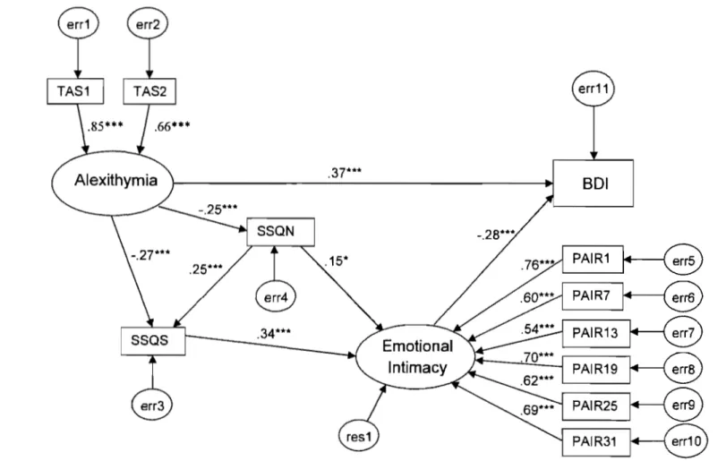 Figure 2 - SEM hierarchical mediation model 