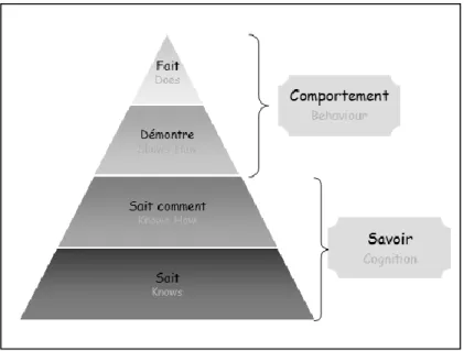 Figure 1 : La pyramide de Miller (24) 