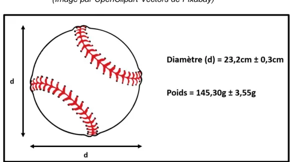 Figure 7 : La balle de baseball   (Image par OpenClipart-Vectors de Pixabay) 