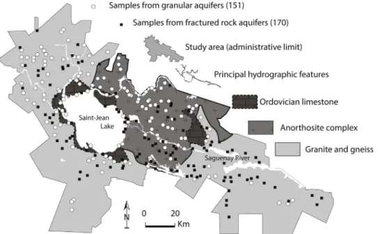Fig. 3. Location of the 321 groundwater sample sites in this study.