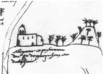 FIG. 1."ALEYRAC ET SON TERROIR EN 1490" 
