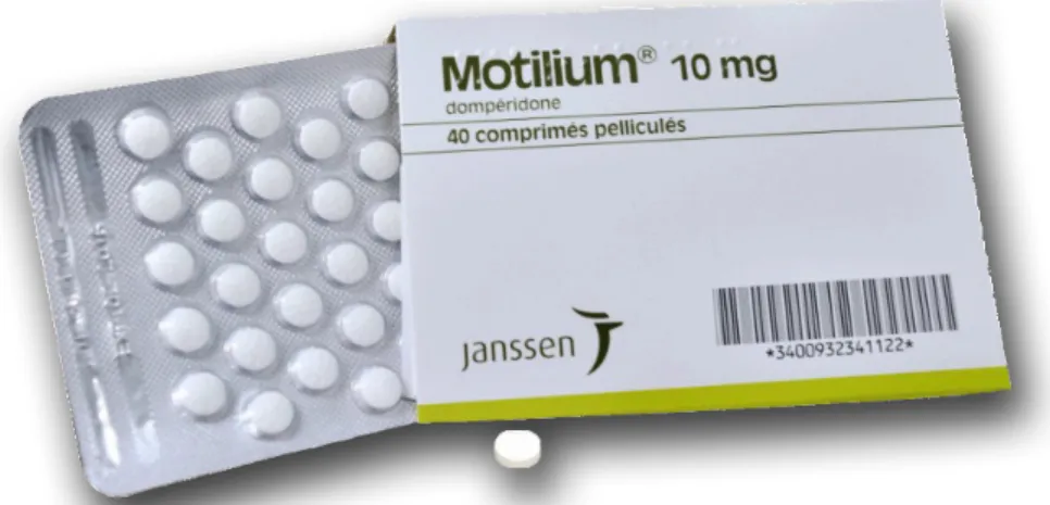 Figure 3.4 – &#34;MOTILIUM 10 mg, comprimé pelliculé&#34; est le nom de la spécialité pharma- pharma-ceutique de ce médicament