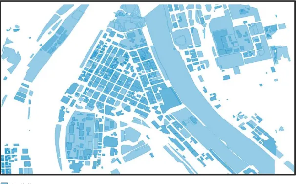 Figure 31: An example of our Spatialite Database that contains the geographic entities of  Pittsburgh