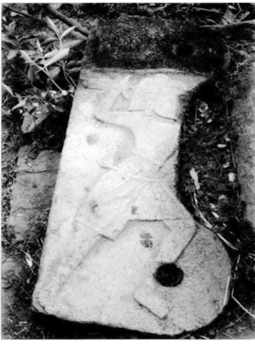 Fig.  12.  La pierre de héros de  Taccûr. Cliché :  Ch.  Schmid  (2008). 
