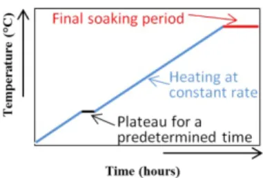 Figure 1 : Figure showing the plateau and the soaking time