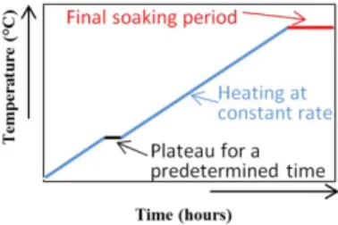 Figure 1 : Figure showing the plateau and the soaking time 