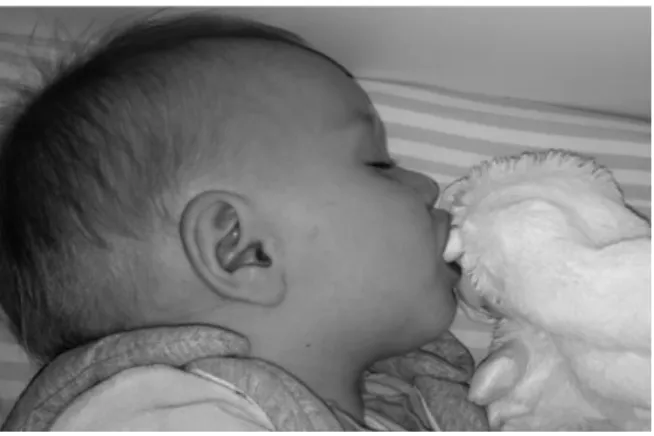 Figure 11 : Enfant suçant son doudou 
