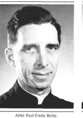 Abbé  Paul-Émile  Brûlé. 
