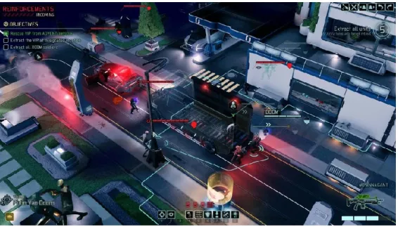 Figure 6.  Vision du Commandant dans XCOM 2 (Firaxis Games, 2016) 
