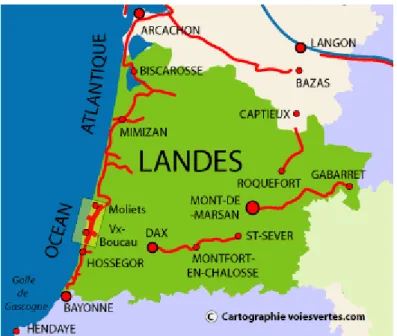 Figure 1: Le Département des Landes [1].