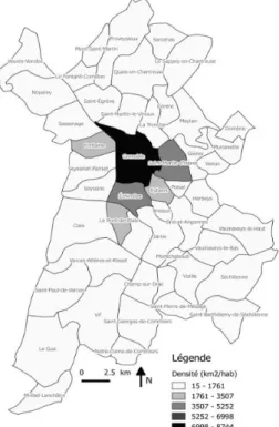 Tableau 1 : Occupation du sol du territoire de la métropole, un territoire majoritairement végétalisé