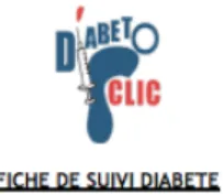 Figure 7 : Fiche de suivi Diabète destinée aux patients – Diabétoclic (53) 
