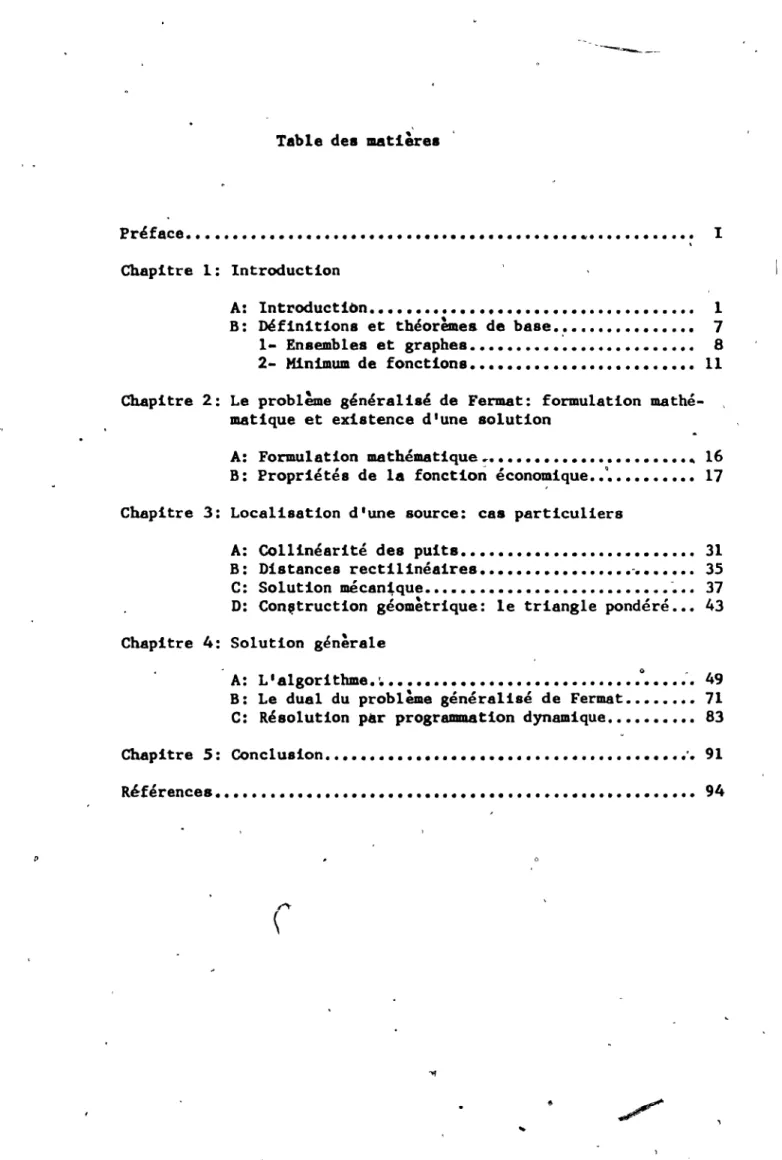 Table  de.  matière. 