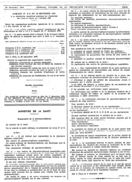 Figure 6 : Organisation de la Pharmacovigilance 