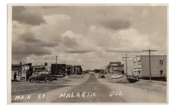 Illustration 5 : La ville de Malartic au début des années 1940 75