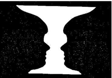 Figure 4. Le calice et les visages.