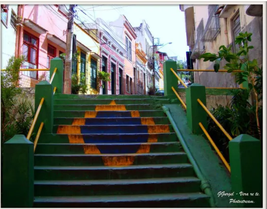 Figure 3 : Escalier d’accès au Morro da Concençao 15