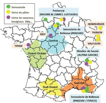 Tableau 1 : Résumé des critères de qualité en moucheture pour un lot de  blé dur (à partir d’Arvalis-Institut du végétal 2017) 