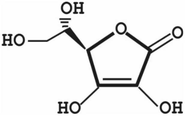 Figure n 0  2 : Formule chimique de l’Acide Ascorbique