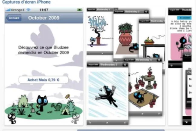 Illustration 5 - ITunes, Bludzee par AveComics Production,   http://itunes.apple.com/fr/app/bludzee/id324276543?mt=8 