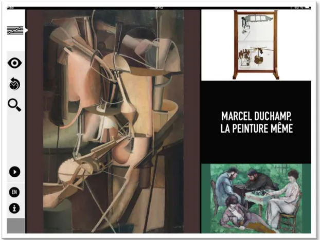 Figure 5. Captures écrans des e-albums d’exposition Cartier-Bresson et Marcel Duchamp (Centre George  Pompidou) 