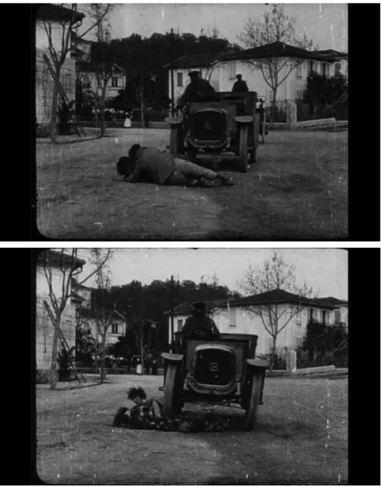 Fig. 1 &amp; 2. Le Torchon brûle, Roméo Bosetti, Pathé, 1911. 