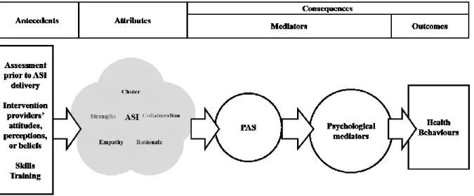 Figure 2.  A model of the antecedents, attributes and consequences of an ASI 