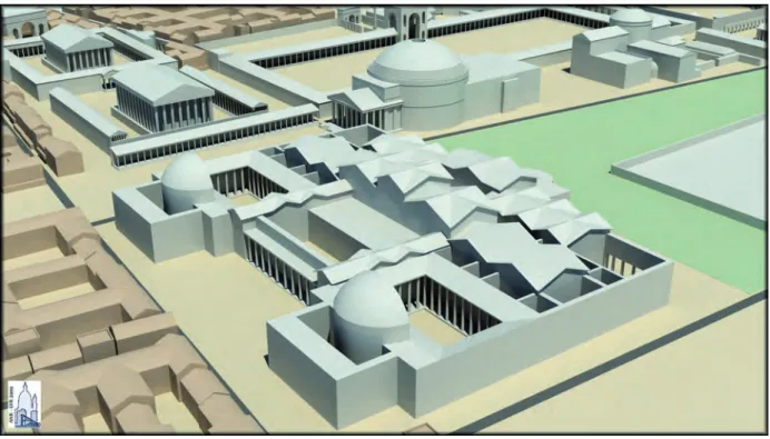 Fig. 5. Les thermes d’Alexandre Sévère.