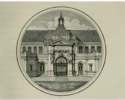 Fig. 6. Entrée du conservatoire des arts et métiers (Léon Vaudoyer architecte, Élias Robert  sculpteur)