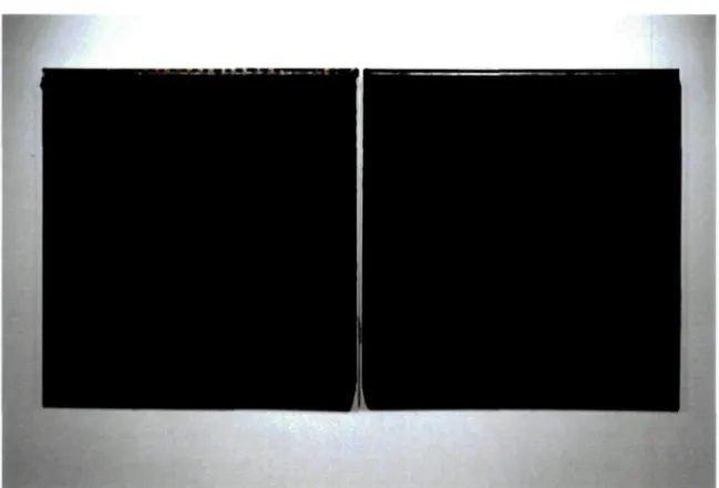 Figure 1 : 911-1 et 911-2, encre et vernis sur papier, Langage Plus, 2012