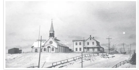 FIGURE 7  ÉGLISE DE LA MISSION DU NORD-TÉMISCAMINGUE, 2 JANVIER 1915 Maison provinciale des o.m.i., Richelieu, 1G2/443.