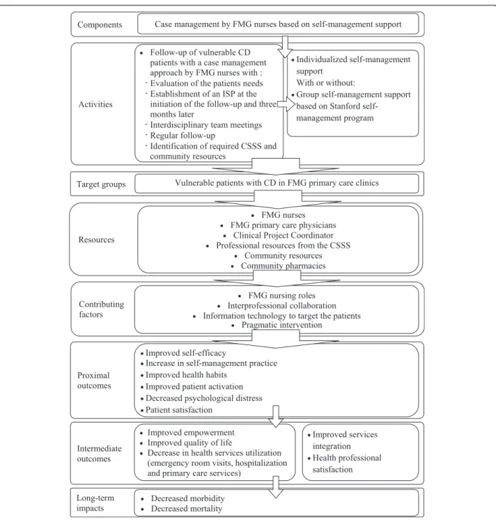 Figure 1 Intervention logic model.