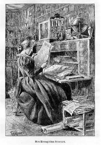 Figure 1 - Illustration de George Roux pour le roman de Jules Verne Sans dessus dessous (collection du Musée Jules Verne de Nantes,  cliché : Frank Pellois) 