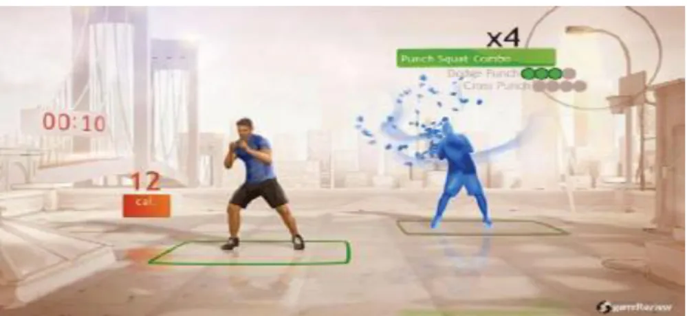 FIGURE 18 : « YOUR SHAPE » EXEMPLE DE COACH VIRTUEL AVEC LA KINECT. 