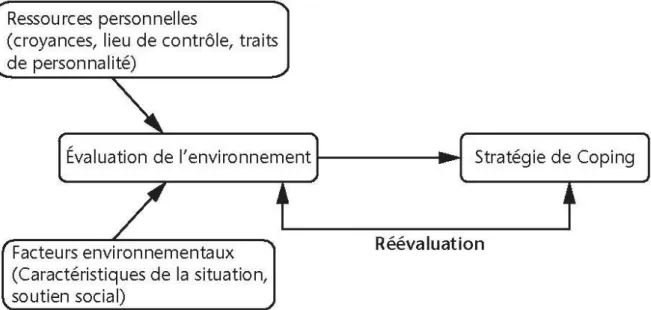 Figure 9. Le modèle transactionnel de Lazarus et Folkman (1984) 