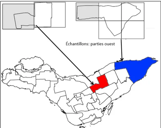 Figure 2.1  Cas étudiés dans la ville de Montréal  Tirée du site web de la ville de Montréal (2014) 