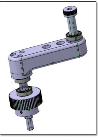 Figure 3.5   Link one subassembly  as one rigid part 