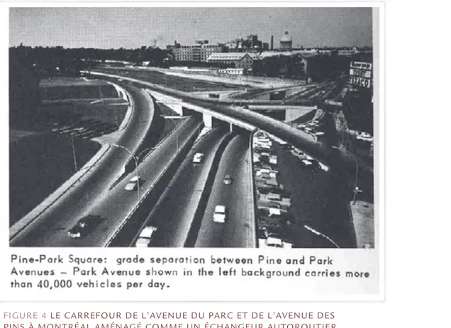 FIGURE 3 UNE AUTOMOBILE FORD, MODÈLE T, VERS 1920, GRAVISSANT UNE RUE D’UN NOUVEAU QUARTIER RÉSIDENTIEL AMÉNAGÉ SUR LES FLANCS DU MONT ROYAL À MONTRÉAL ET DONT L’ACCÈS EST FACILITÉ PAR L’AUTOMOBILE.