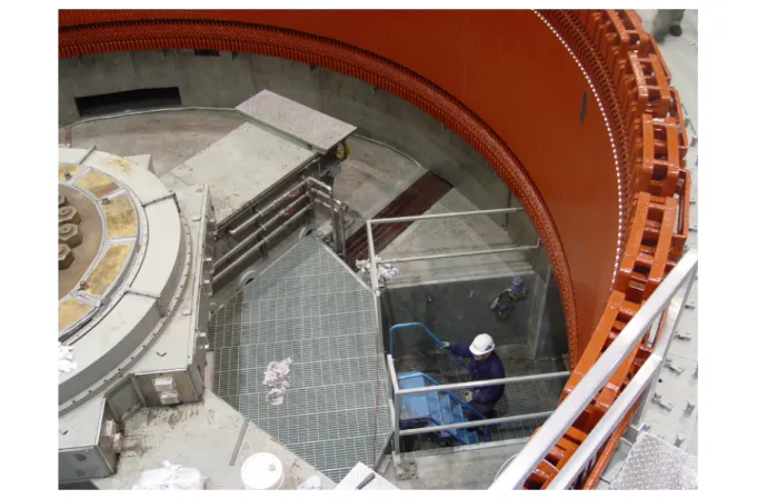 Figure 2.3  Stator of a large synchronous machine 