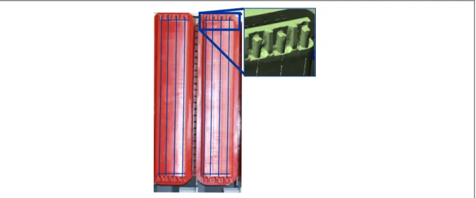Figure 2.11  Rotor poles and damper windings in a typical hydro generator 