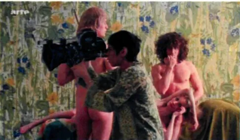 Figure 1 : Agnès Varda, image extraite du film Lions Love, 1969.